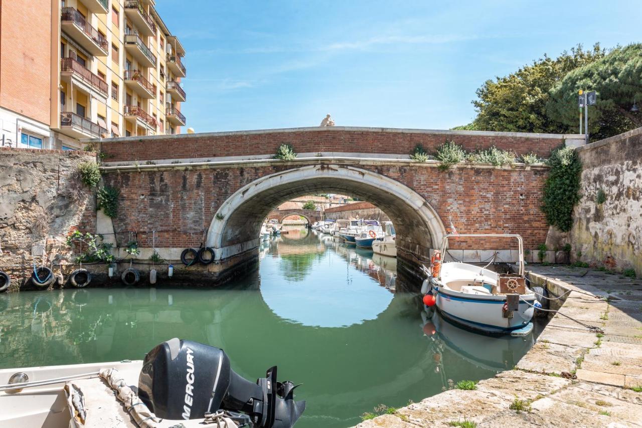 Piccola Venezia Canal View Charming Flat Livorno Exterior foto